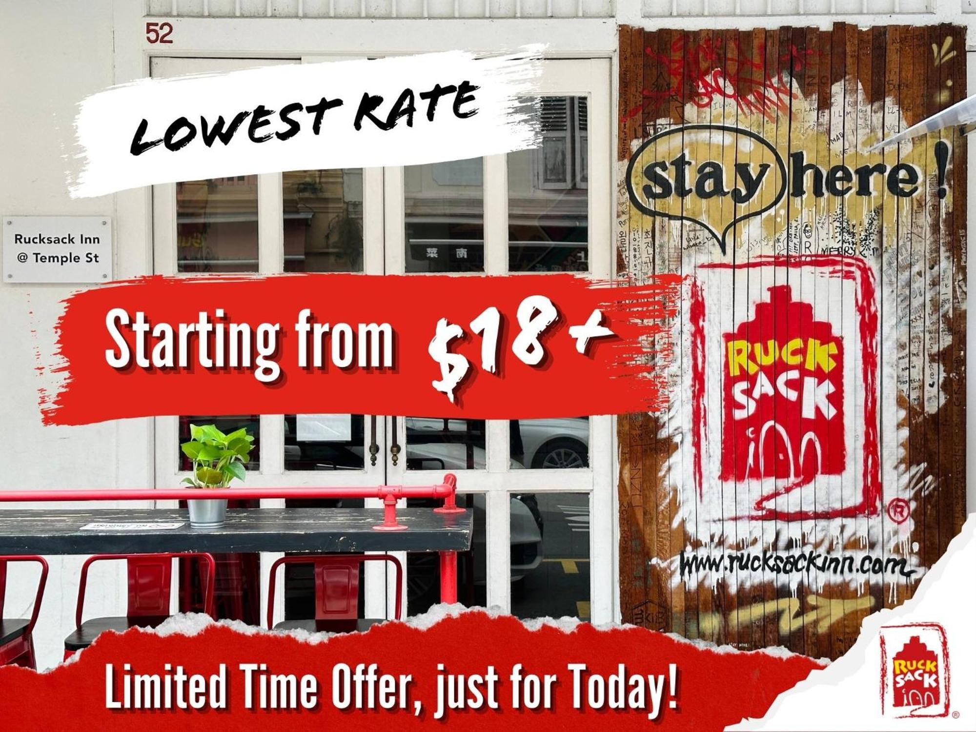 Rucksack Inn Temple Street Σιγκαπούρη Εξωτερικό φωτογραφία